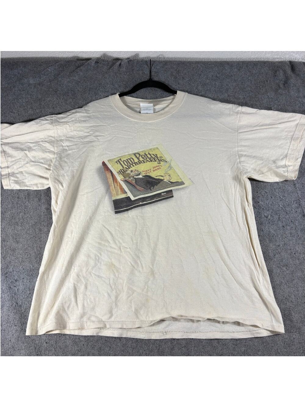VTG 2001 Tom Petty & The Heartbreakers Mary Janes Last Band Shirt Mens XL White